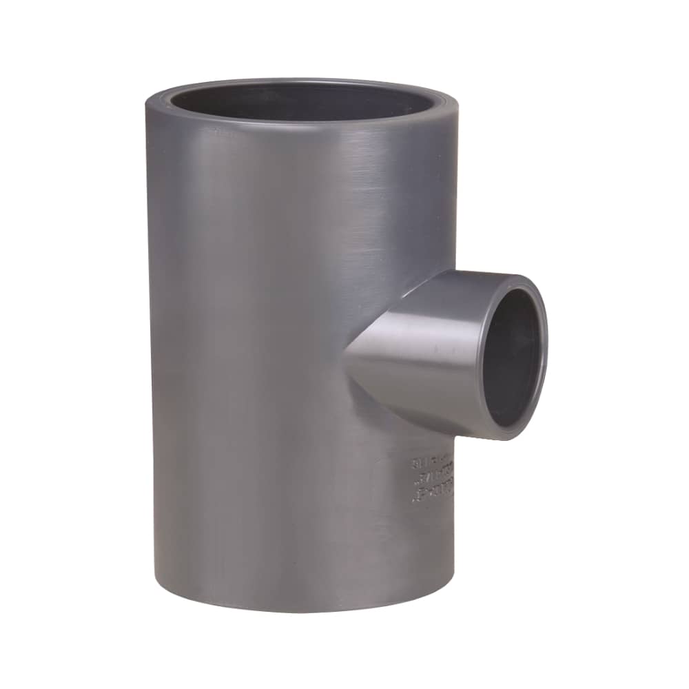 Тройник ПВХ переходной под клеевое соединение