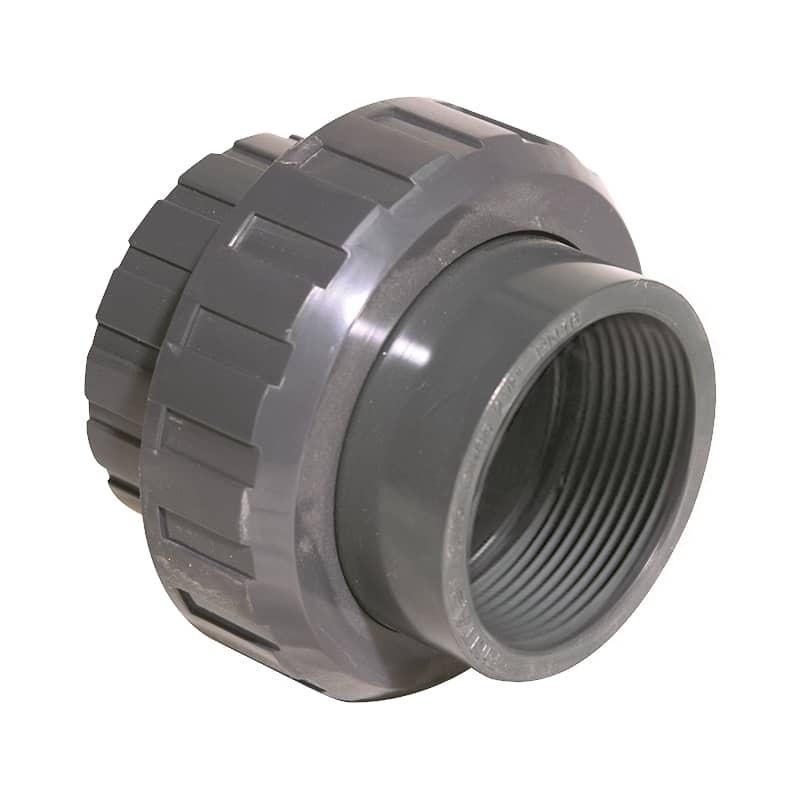 Муфта разъемная ПВХ переходная под клеевое соединение с внутренней резьбой