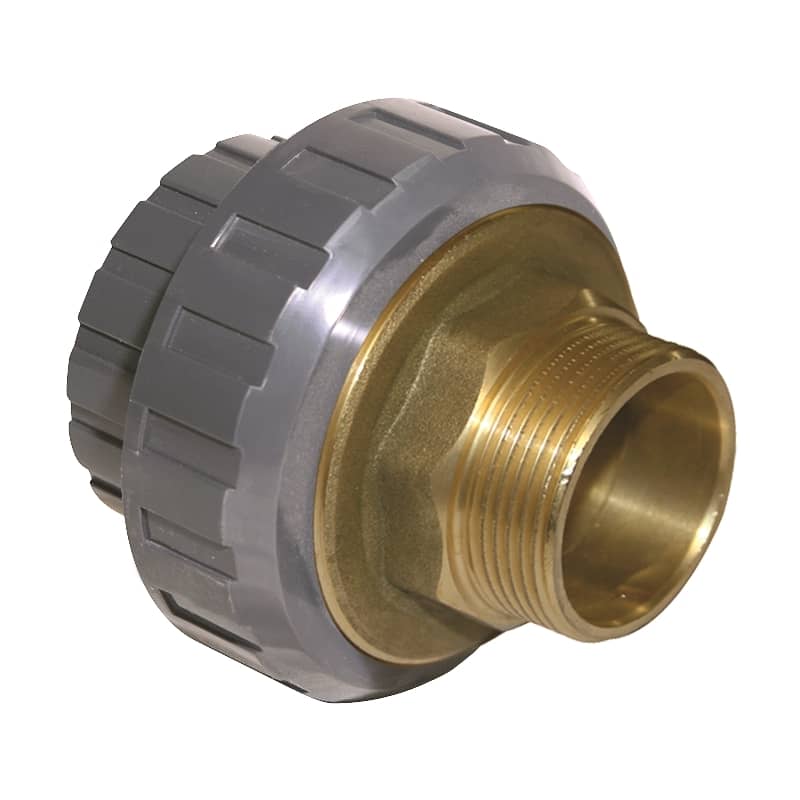 Муфта разъемная ПВХ переходная под клеевое соединение с наружной ...